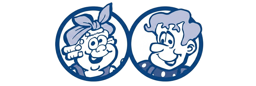 The Done n Dusted cleaning & gardening characters